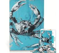 Puzzle per adulti da 1000 pezzi con il segno zodiacale del Cancro giocattolo educativo ideale per passare il tempo durante le vacanze regalo per amici e familiari 38x26cm