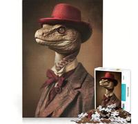 Puzzle per adulti da 1000 pezzi con il serpente e il boss nobile gioco per famiglie rilassante e stimolante idea regalo 38x52cm