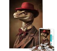 Puzzle per adulti da 1000 pezzi con il serpente Noble Boss Suit Gioco stimolante educativo perfetto come decorazione e regalo divertente (dimensioni 38x52cm)