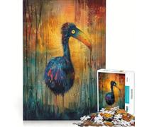 Puzzle per adulti da 1000 pezzi con il simpatico dodo gioco pratico per le vacanze a casa ideale per passare il tempo e rafforzare l'amore di coppia 38x52cm