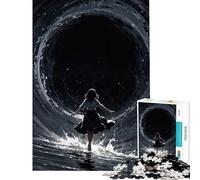 Puzzle per adulti da 1000 pezzi con il tema "Ballerina del Buco Nero" gioco impossibile sfida per l'intelligenza giocattolo avvincente regalo di compleanno per divertimento in famiglia (75x50cm)