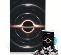 Puzzle per adulti da 1000 pezzi con il tema "Buco Nero" e il disco di accrescimento, gioco educativo, regalo di compleanno, ideale come decorazione da scrivania 38x26cm