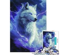 Puzzle per adulti da 1000 pezzi con il tema del Lupo Tuono gioco educativo e stimolante ideale per il relax e il divertimento in famiglia perfetto come regalo di compleanno (dimensioni 50x75cm)