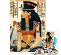 Puzzle per adulti da 1000 pezzi con illustrazione della regina egizia Un gioco avvincente per coltivare la pazienza ideale per tutta la famiglia perfetto come decorazione o come regalo divertente