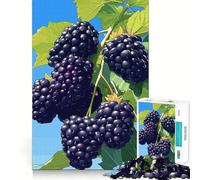 Puzzle per adulti da 1000 pezzi con illustrazione di more su una vite,intagli precisi,sfida intelligente e divertente,gioco per momenti di relax,regalo di compleanno per appassionati di hobby 50x75cm