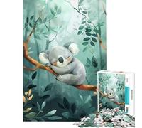 Puzzle per adulti da 1000 pezzi con illustrazione di un koala addormentato nella foresta Un gioco avvincente per coltivare la pazienza ideale per tutta perfetto come decorazione o come regalo