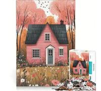 Puzzle per adulti da 1000 pezzi con illustrazioni di un cottage da sogno, gioco impossibile, difficile, compleanni e occasioni speciali 38x26cm