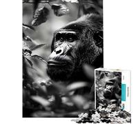 Puzzle per adulti da 1000 pezzi con immagine di una scimmia nella natura Gioco impossibile che mette alla prova l'intelligenza Giocattolo avvincente regalo di compleanno per tutta la famiglia