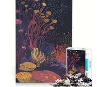 Puzzle per adulti da 1000 pezzi con immagine originale di barriera corallina sottomarina gioco educativo decorazione per la casa ideale come regalo 38x52cm