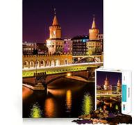 Puzzle per adulti da 1000 pezzi con la città di Berlino,design raffinato,allenamento mentale,divertimento rilassante,compleanno,gioco artistico (50x75cm)