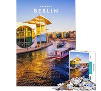 Puzzle per adulti da 1000 pezzi con la città di Berlino gioco educativo e rompicapo regalo di compleanno (dimensioni 38x26cm)