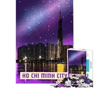 Puzzle per adulti da 1000 pezzi con la città di Ho Chi Minh ideale per il relax il gioco educativo e la sfida perfetto come regalo di compleanno o decorazione da parete (dimensioni 38x26cm)