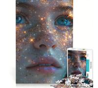 Puzzle per adulti da 1000 pezzi con la dea dagli occhi bellissimi, gioco rilassante, antistress intellettuale, regalo di compleanno, regalo di viaggio 50x75cm