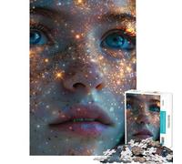 Puzzle per adulti da 1000 pezzi con la dea e il suo bellissimo occhio Puzzle da 1000 pezzi giocattolo decorativo da parete regalo di Natale o di compleanno (50x75cm)