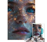 Puzzle per adulti da 1000 pezzi con la dea e il suo bellissimo occhio Un gioco antistress divertente e spiritoso un regalo perfetto per amici e familiari (38x26cm)