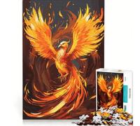Puzzle per adulti da 1000 pezzi con la Fenice un gioco magico e rilassante che allena la mente e la manualità compleanno e Natale 38x26cm