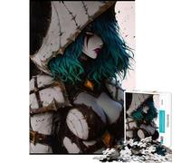 Puzzle per adulti da 1000 pezzi con la guerriera anime Katarina Un gioco avvincente per coltivare la pazienza ideale per tutta la famiglia perfetto come decorazione o regalo divertente (50x75cm)