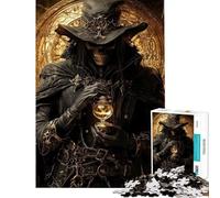 Puzzle per adulti da 1000 pezzi con la Morte e la Clessidra Gioco interattivo per adulti perfetto come decorazione compleanni e Natale (dimensioni 50x75cm)