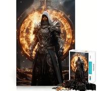 Puzzle per adulti da 1000 pezzi con la Morte nell'Oltretomba,sfida mentale,taglio preciso,allineamento perfetto,divertimento per tutta la famiglia,attività serale (50x75cm)