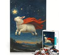 Puzzle per adulti da 1000 pezzi con la pecora volante gioco educativo rilassante e stimolante per la mente ideale come regalo di compleanno o per occasioni speciali 50x75cm