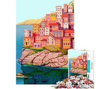 Puzzle per adulti da 1000 pezzi con la Sardegna ideale per compleanni e Natale Gioco difficile per tutta la famiglia adatto a persone dai 14 anni in su (38x52cm)