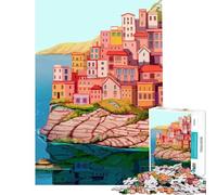 Puzzle per adulti da 1000 pezzi con la Sardegna ideale per compleanni e Natale Gioco difficile per tutta la famiglia adatto a persone dai 14 anni in su (50x75cm)