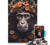 Puzzle per adulti da 1000 pezzi con la scimmia nella giungla un'opera d'arte educativa stimolante da completare compleanni e altre occasioni 50x75cm