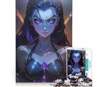 Puzzle per adulti da 1000 pezzi con la Vedova Nera Mistica giochi divertenti gara di velocità manuale collezione d'artista belle arti 38x26cm