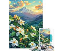 Puzzle per adulti da 1000 pezzi con l'alba del Monte Fuji Gioco educativo e stimolante per ragazzi dai 14 anni in su (38x26cm)