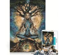 Puzzle per adulti da 1000 pezzi con l'Albero della Vita ideale per la meditazione il gioco per tutta la famiglia per migliorare la memoria e come decorazione da scrivania 38x26cm
