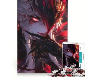 Puzzle per adulti da 1000 pezzi con l'aquila e la ragazza anime giocattolo fai-da-te migliora la memoria ideale come regalo per tutta la famiglia 50x75cm