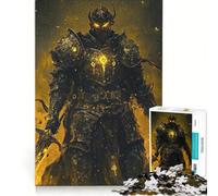 Puzzle per adulti da 1000 pezzi con le fiamme del Cavaliere Oscuro, gioco interattivo, attività per famiglie, lista dei desideri con Babbo Natale 38x52cm