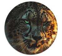 Puzzle per adulti da 1000 pezzi con leopardi del deserto mistici, puzzle di carta, rompicapo impegnativo per adolescenti, perfetto come decorazione per la casa o come regalo (dimensioni 67,5x67,5 cm)
