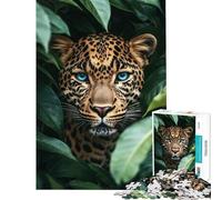 Puzzle per adulti da 1000 pezzi con leopardo nella giungla Gioco impegnativo e stimolante per la mente adatto a partire dai 14 anni 50x75cm