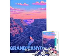 Puzzle per adulti da 1000 pezzi con l'immagine del Grand Canyon un'opera estetica che stimola la mente ideale per la decorazione della casa e come giocattolo educativo per ragazzi dai 14 anni in su
