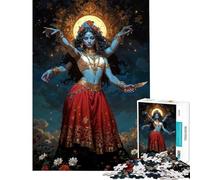 Puzzle per adulti da 1000 pezzi con l'immagine della Divina Presenza di Kali Ma Giocattolo educativo da 1000 pezzi con taglio di precisione sfida stimolante per tutta la famiglia (38x26cm)