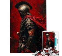 Puzzle per adulti da 1000 pezzi con l'immagine di un centurione romano Giocattolo antistress per adulti migliora la memoria Ideale per compleanni e Natale (dimensioni: 38x26cm)