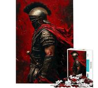 Puzzle per adulti da 1000 pezzi con l'immagine di un centurione romano Puzzle antistress di difficoltà elevata ideale per allenare la mente (dimensioni: 38x52cm)