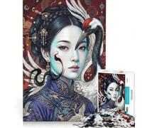 Puzzle per adulti da 1000 pezzi con l'incantevole spirito della gru, giochi divertenti, rilassanti per la mente, per rafforzare l'amore tra le coppie 38x52cm