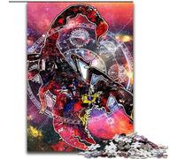 Puzzle per adulti da 1000 pezzi con lo Scorpione, motivo zodiacale, da parete, in legno, attività divertente per la casa, 50x75cm, coinvolgente attività di gioco per la famiglia