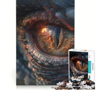 Puzzle per adulti da 1000 pezzi con l'occhio del drago, gioco rilassante, interazione genitore-figlio, collezione d'artista, belle arti 50x75cm