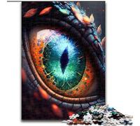 Puzzle per adulti da 1000 pezzi con l'occhio del drago, rompicapo impegnativo per adolescenti, perfetto come decorazione per la casa o come regalo Dimensioni: 50x75cm