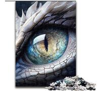 Puzzle per adulti da 1000 pezzi con l'occhio magico del drago, realizzato in cartone, intrattenimento rilassante, regalo di Natale perfetto e decorazione per la casa, 1000 pezzi(26x38cm)