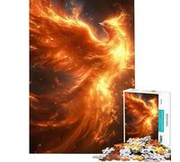 Puzzle per adulti da 1000 pezzi con l'uccello fenice che risorge gioco impossibile giocattolo educativo regalo di Babbo Natale segreto per divertimento in famiglia (dimensioni 38x26cm)