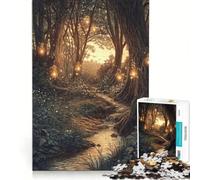 Puzzle per adulti da 1000 pezzi con lucciole nel bosco gioco rilassante allena la mente e la manualità compleanni e altre occasioni 38x26cm