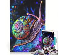 Puzzle per adulti da 1000 pezzi con lumaca al neon gioco rilassante ideale per passare il tempo durante le vacanze un regalo perfetto per gli appassionati di videogiochi 38x52cm