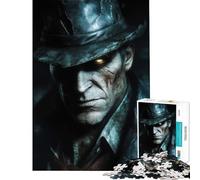Puzzle per adulti da 1000 pezzi con l'uomo misterioso con il cappello Divertimento a casa regalo di compleanno giochi rilassanti per maggiori di 14 anni del puzzle 38x26cm