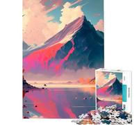 Puzzle per adulti da 1000 pezzi con maestosa montagna Un gioco avvincente per coltivare la pazienza ideale per tutta la famiglia perfetto come decorazione o come regalo divertente (dimensioni 50x75cm)