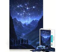 Puzzle per adulti da 1000 pezzi con mappa celeste,stelle nel cielo,gioco artistico a incastro,giocattolo per lo sviluppo delle capacità cognitive,ideale per momenti di relax e svago,regalo perfetto