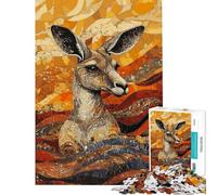 Puzzle per adulti da 1000 pezzi con mosaico di canguri Un gioco pratico e stimolante ideale come regalo per tutta la famiglia (dimensioni 50x75cm)